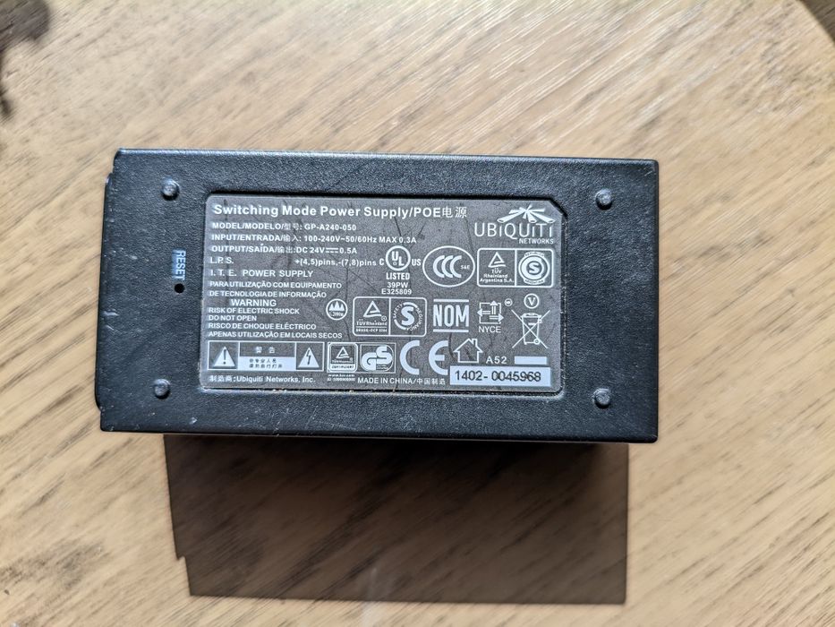 Zasilacz PoE  Ubiquiti