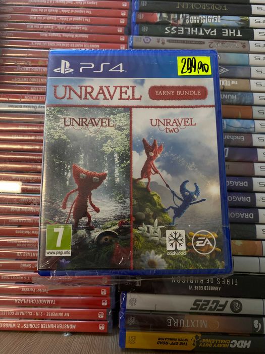 Unravel & Unraver Two [PS4] Yarny Bundle