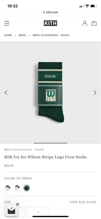 Kith ivy for wilson socks шкарпетки