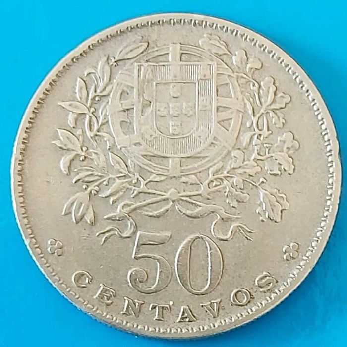 50 Centavos de 1964, Republica Portuguesa