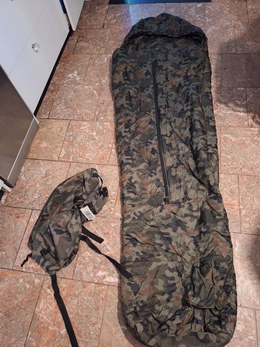 Śpiwór jesienny moro