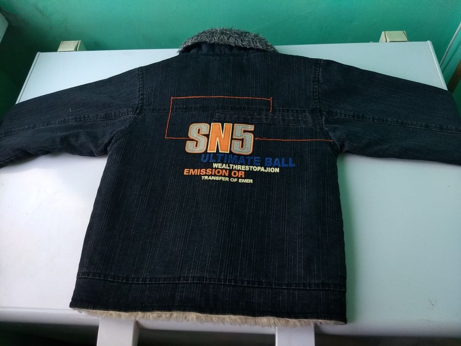 Джинсовка на меху 6-7 лет