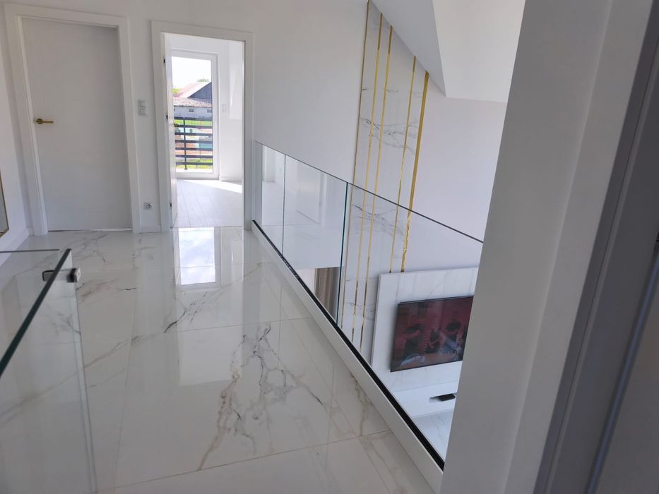 Balustrada Nowoczesna Szklana