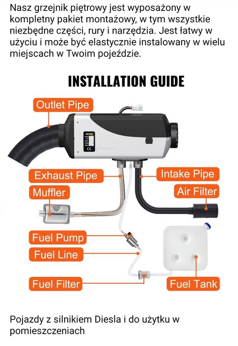 Webasto , chinbasto 12 v 2,  5-8 kw.