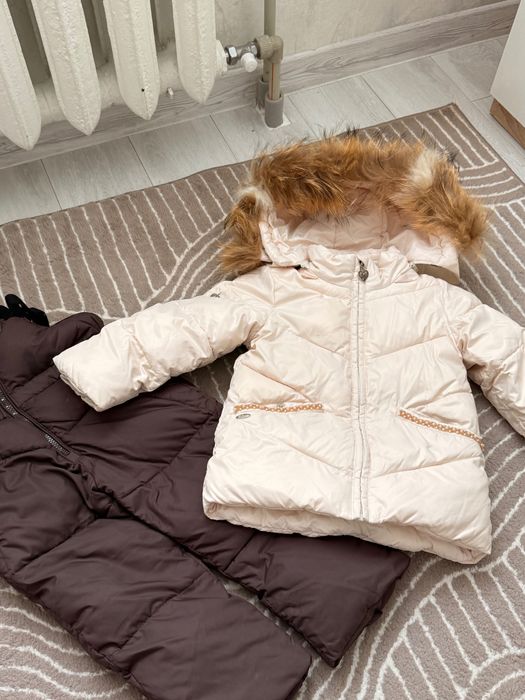 Зимовий комплект штани та куртка/ Комбінезон на дівчинку 2 роки