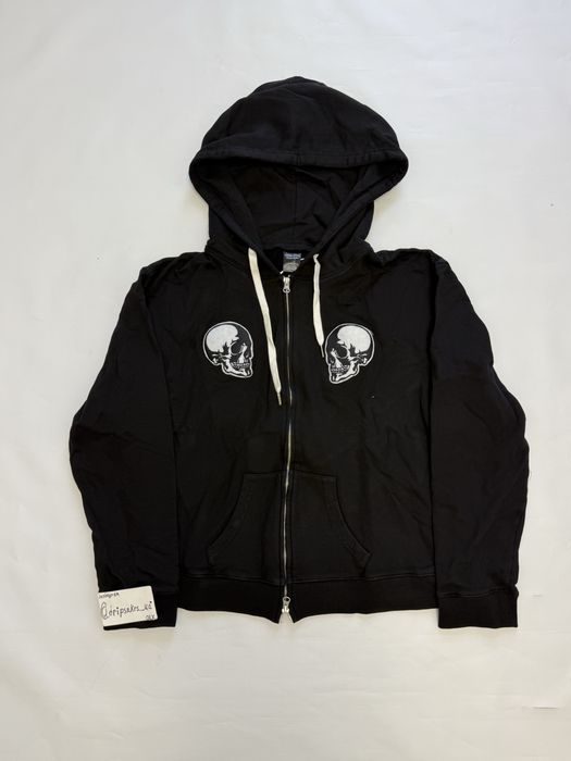 зип худи Number Nine Skull Black  Zip Up  M L  vetements balenciaga