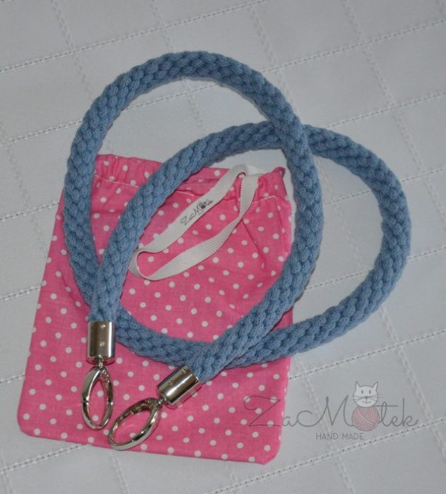 Lina długa Uchwyt do Obag 120cm jasny jeans moon light pachnące