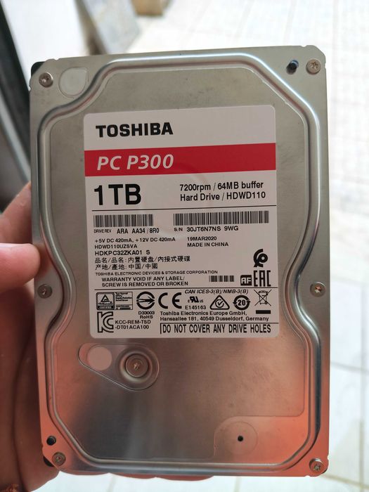 Disco rígido 1T Toshiba