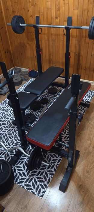 Laweczka gryfy parę kg obciążenia