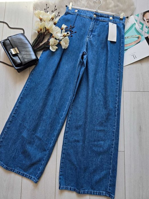 Широкі довгі джинси Wide leg від Zara, 36, 38р, оригінал