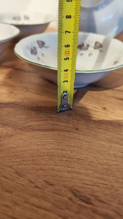 Chodzież miseczki półmiski z porcelany