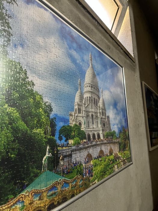 Quadro feito de puzzle