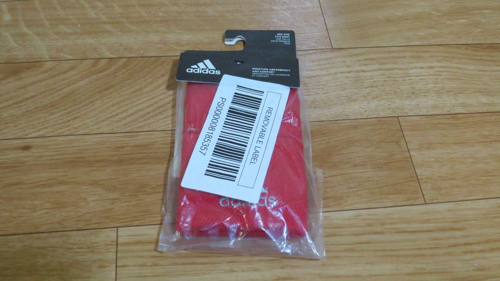 2 Punhos Adidas Vermelhos - Originais