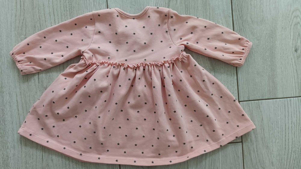 Zestaw dla bliźniaczek sukienka 68 jak nowe