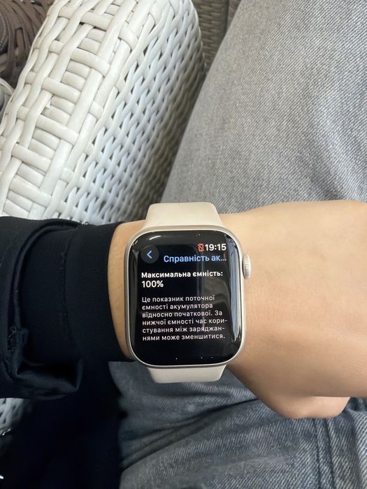 Apple Watch Series 9 41mm GPS Starlight | батарея 100%