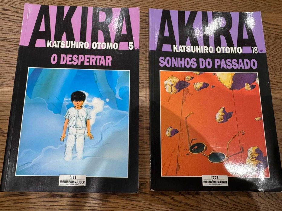 Mangá - BD anime Akira de Katsuhiro Otomo Vol 5 e Vol 18