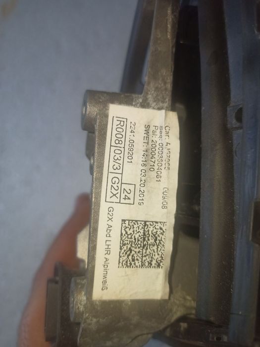 Зеркало BMW 3 G20 G21 5Pin Дзеркало БМВ G20 2017-2019 права сторона