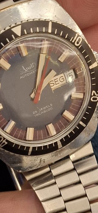 Relógio audy extra mergulho automático