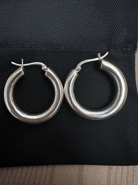Новые серьги конго серебро 925