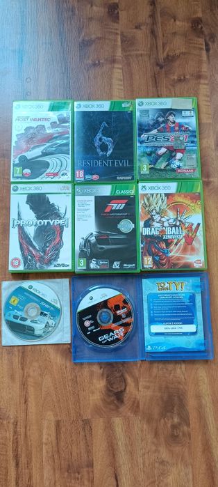 Gry Xbox 360 sprawne.
