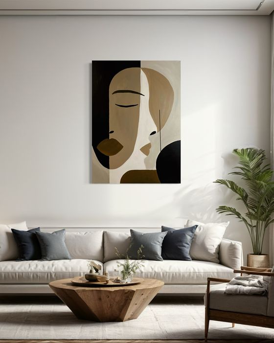 Obraz recznie malowany abstrakcja