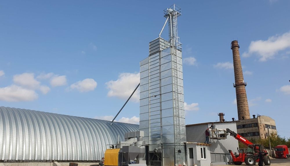 Зерносушарка Terminal  на агровідходах. Теплогенератор (котел) на пеле