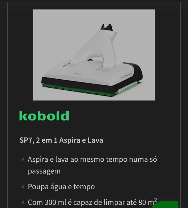 Pecas aspirar kobold
