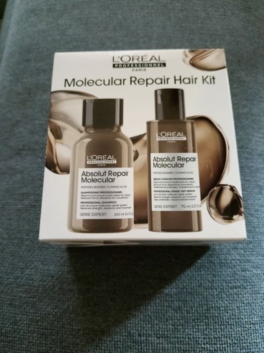 Loreal molecular repair hair kit nowy zestaw