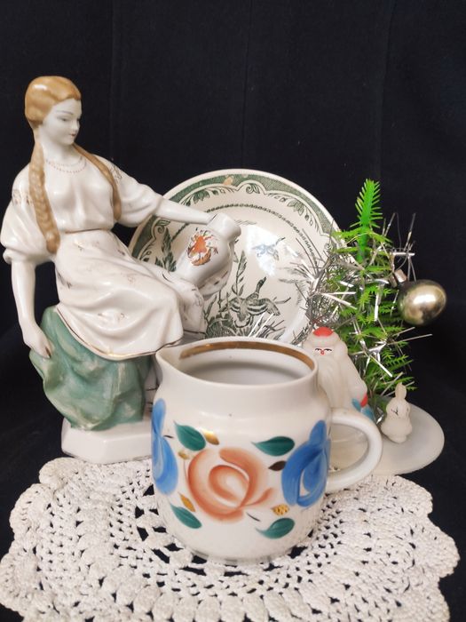 Молочники ссср, статуэтки ссср,посуда ссср ,советский фарфор