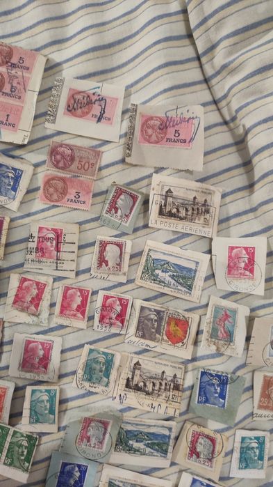 Lote selos antigos Franceses