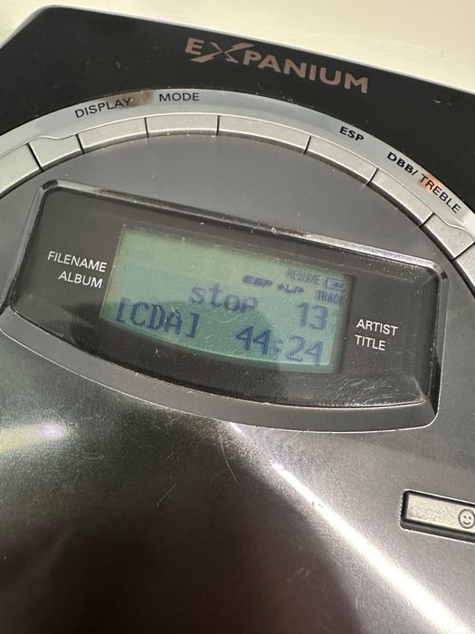 Philips Expanium EXP511 cd mp3 player disc man słuchawki