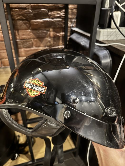 Відкритий шолом -каска ,полулицевик Harley-Davidson (оригінал)