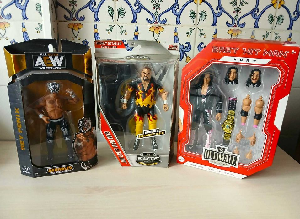 figuras wwe elite mattel ultimate edition wrestling bonecos de coleçao