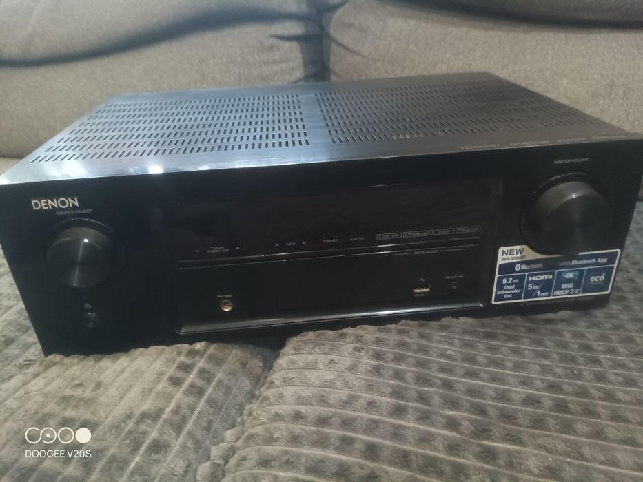 Denon AVR-520BT pilot + okablowanie