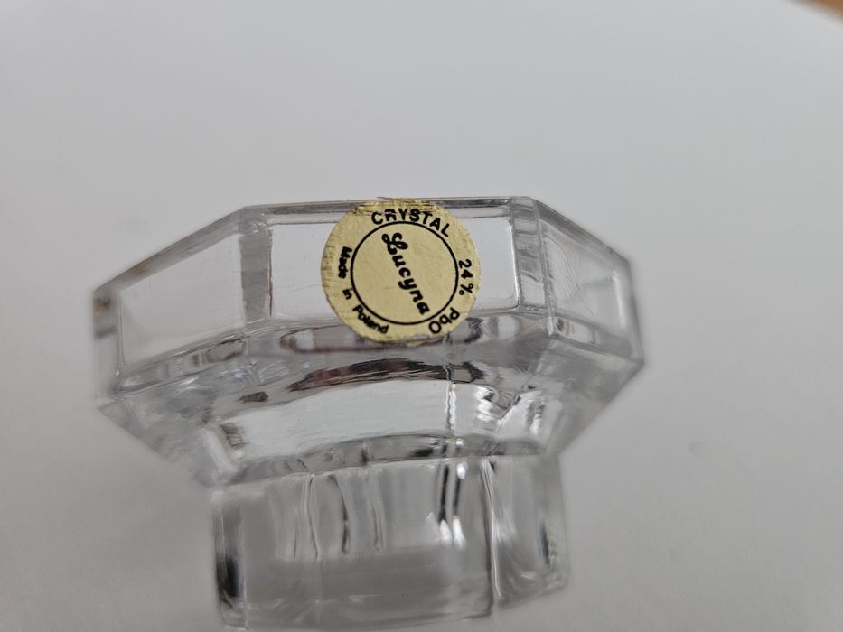 Świecznik kryształowy Huta Lucyna
