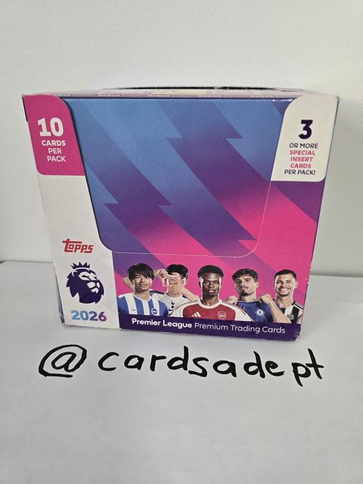Футбольні колекційні картки Topps Premier League 2025/26 – Debut Edition (Full Box)