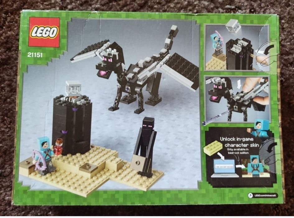 NOWE klocki LEGO Minecraft Walka w kresie 7+