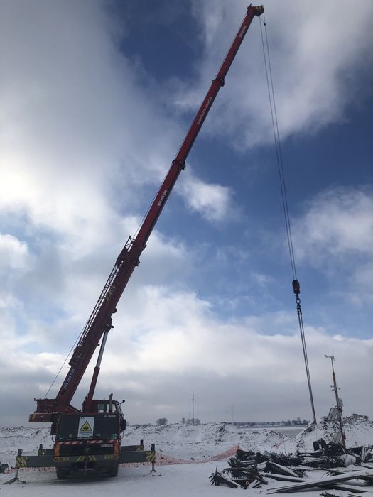 Dźwig samojezdny hydrauliczny GROVE KMK 3045 żuraw hds liebherr faun