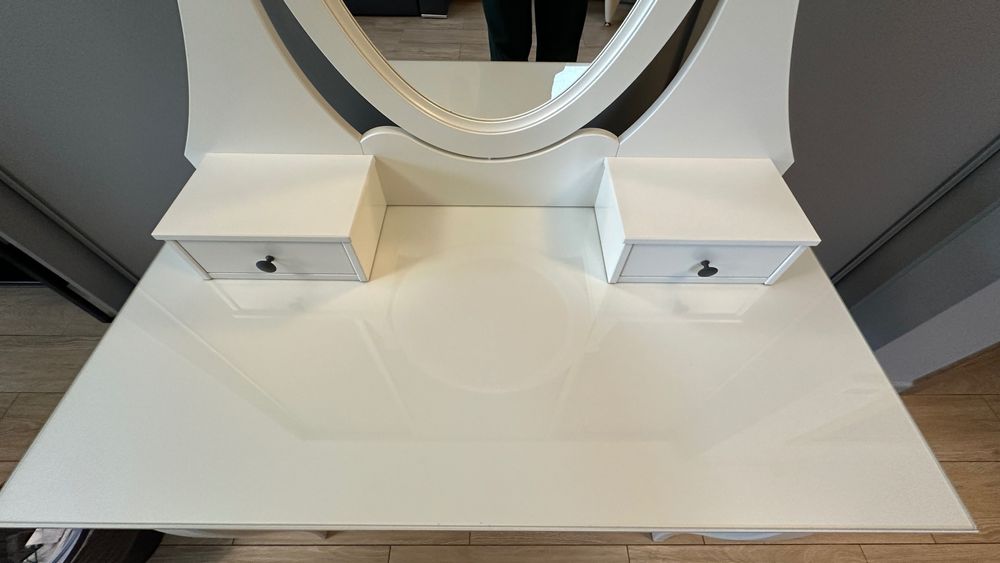 Toaletka biała IKEA Hemnes 100x50cm