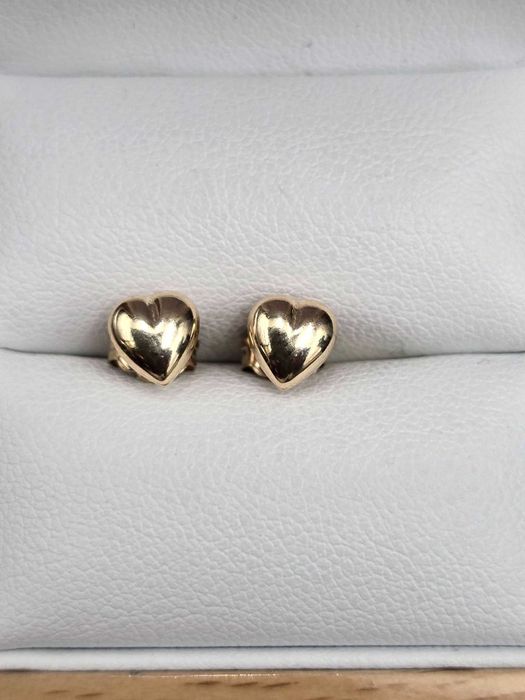 Złote kolczyki Próba 585  Waga 0.80 gram