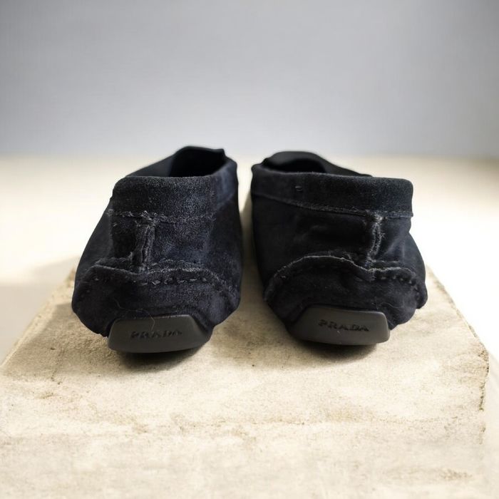 Замшевые мокасины,лоферы "Prada"