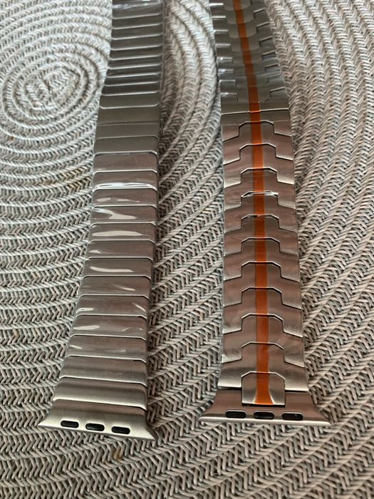 Браслет металический титановый для apple watch 42/44/45/49 mm ultra