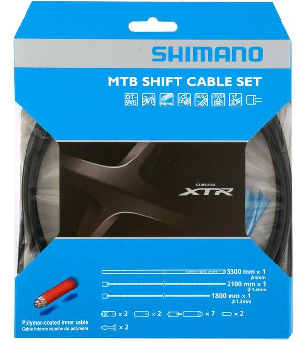 Cabo desviador Shimano XTR OT-SP41 Polymer 1.2mmx2100mm 2 Desviadores