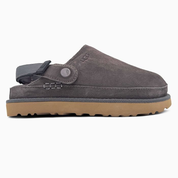Уггі UGG Goldenstar Clog Grey premium БЕЗ ХУТРА осінні угги клоги