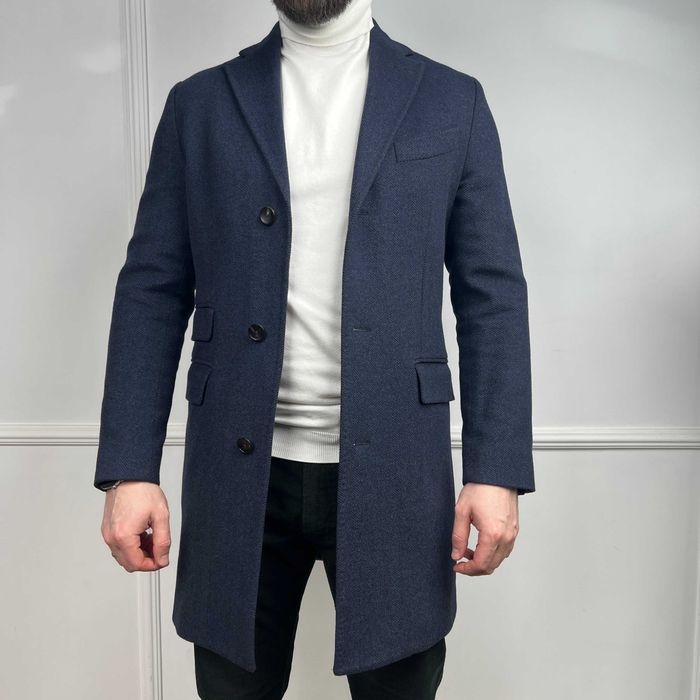 Massimo dutti чоловіче пальто вовна/кашемір розмір s 36/46