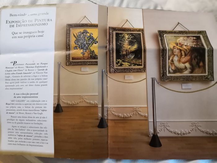 Pinturas Obras Primas do Impressionismo - Cópias de Museu