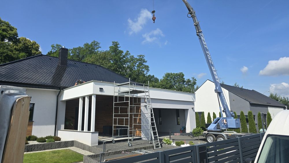 Usługi ciesielsko-dekarskie usługi dźwigiem dekarskim