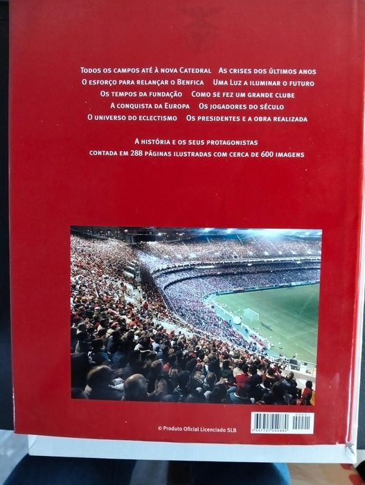 Livro comemorativo do Benfica