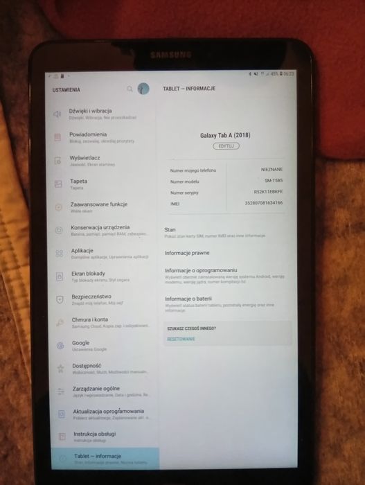 Tablet Samsung tab a LTE 2/32gb SM-T586