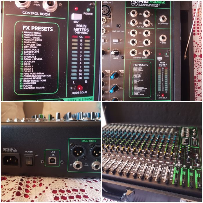 Mesa mistura profx22v3 profissional